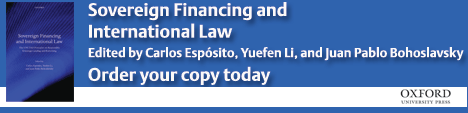 Sovereign Financing and International Law