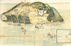 Islas Tortuga, Mapa del Siglo XVII